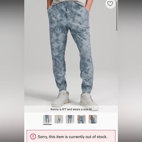 Lululemon Men’s City Sweat Jogger Small - Picture 1 of 6